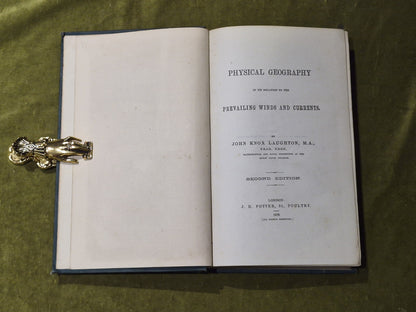 Physical Geography , Prevailing Winds and Currents - John Knox Laughton 1873 2nd5