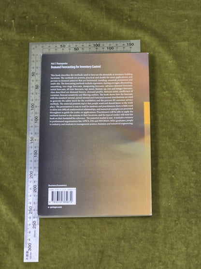 Demand Forecasting for Inventory Control - Nick T Thomopoulos , Springer1