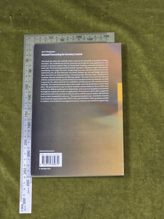 Demand Forecasting for Inventory Control - Nick T Thomopoulos , Springer1