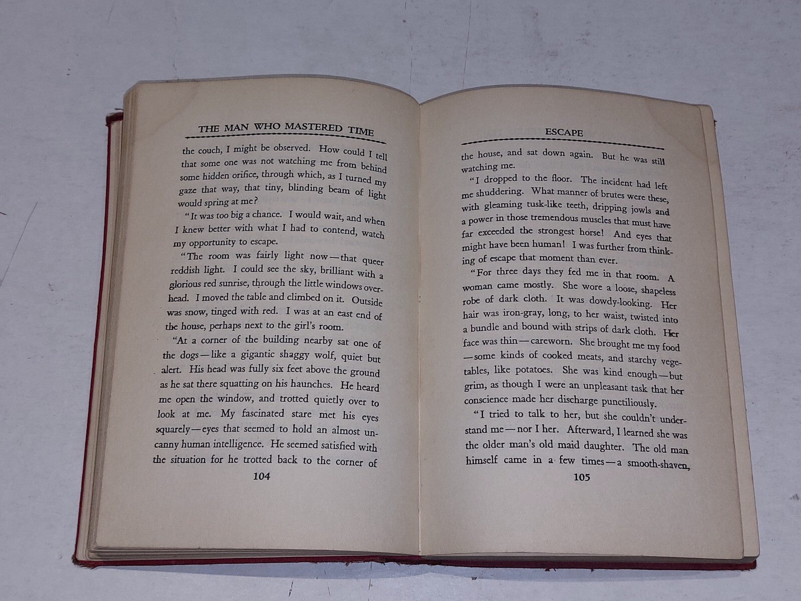 The Man Who Mastered Time By Ray Cummings (1929) 1st US Edition Hb Book5