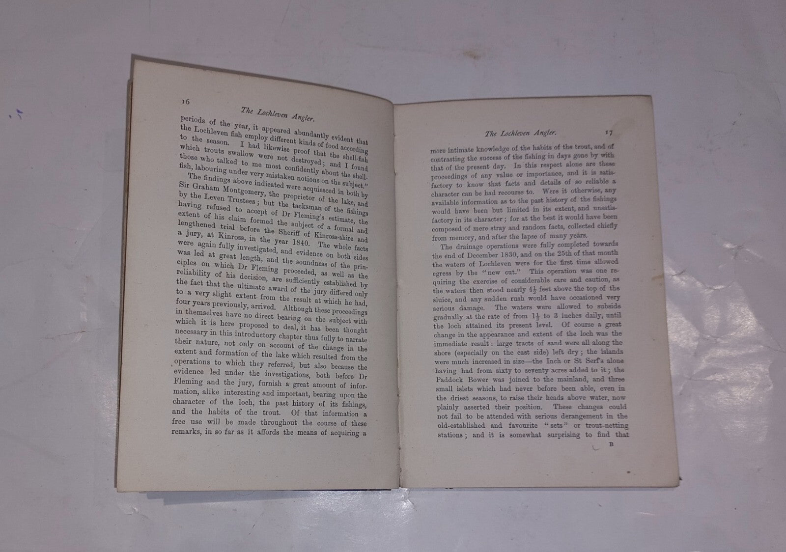 19th Century Edition Of Lochleven Anglers (1874) Book Published By George Barnet7