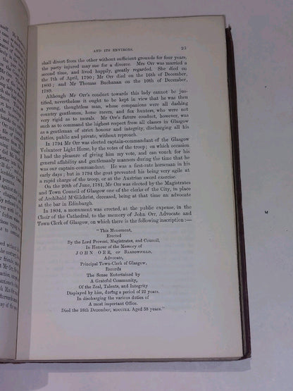 Old Glasgow By Senex (1864) 1st Edition Hardback Antiquarian Book6
