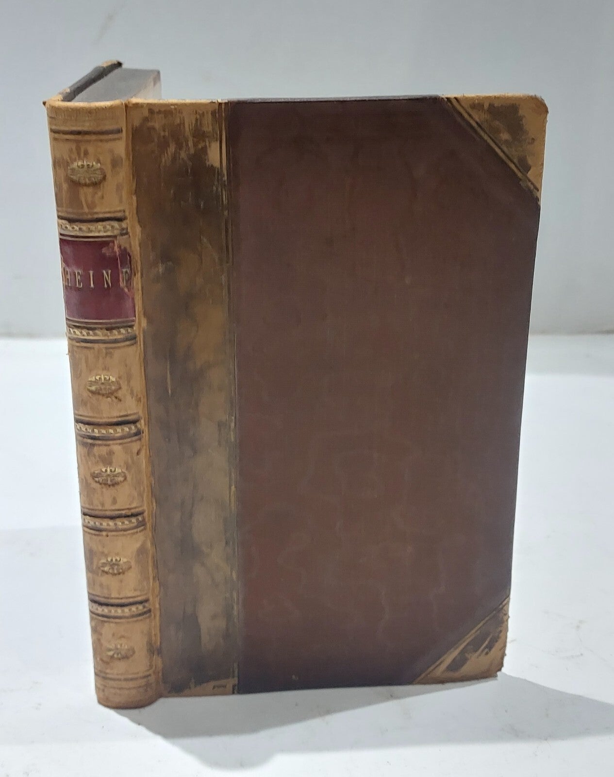 Romanzero Heine (1851) Hoffman Und Campe Beautifully Bound Antiquarian Book0