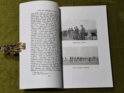 J. Robertson - With the Cameliers in Palestine - New paperback or soft - X555z5