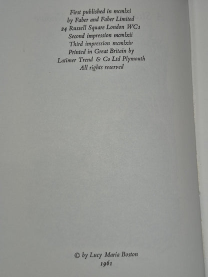 A Stranger at Green Knowe L M Boston Faber and Faber 19685