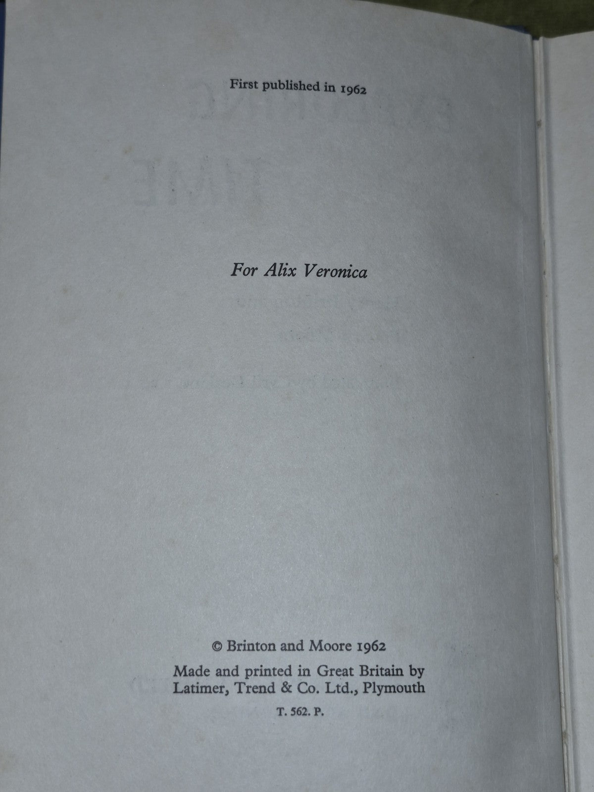 Exploring Time (1962 First) Henry Brinton Patrick Moore4