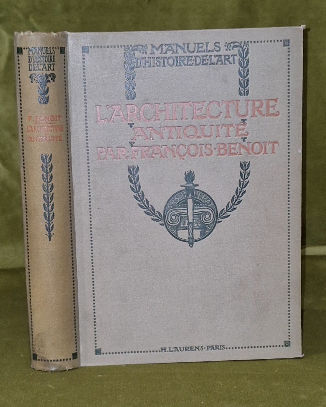 Art History Architecture L'Architecture Antiquite Francois Benoit Design 19111
