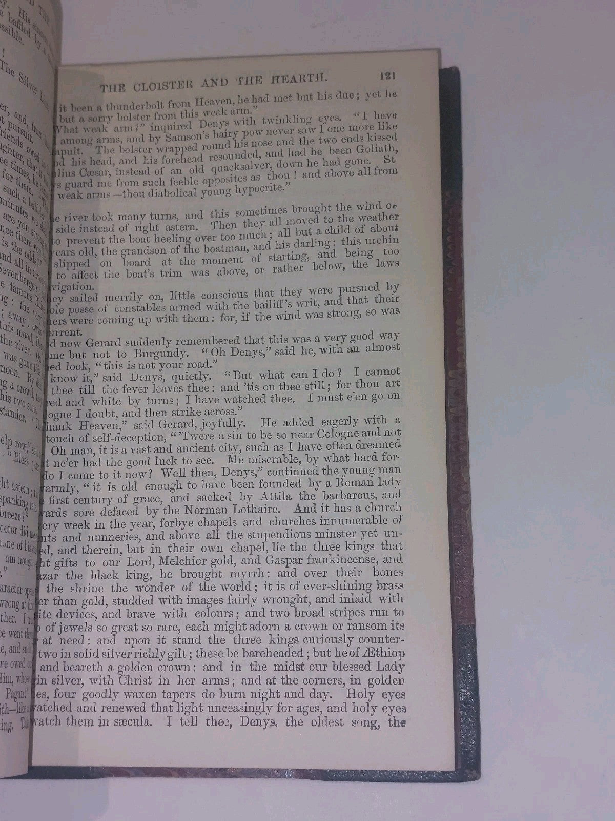 Cloister and the Hearth By Charles Reade 1890 Quarter Leather Book3