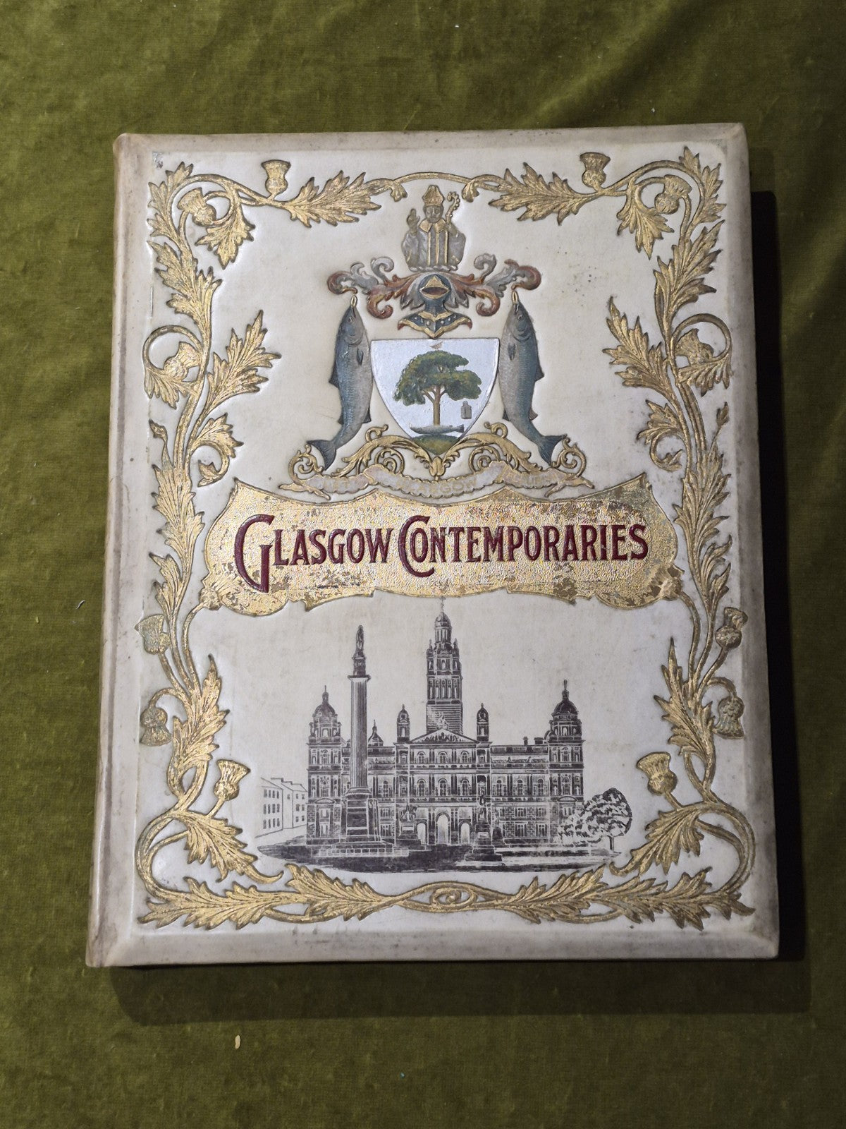 Glasgow Contemporaries At the Dawn of the XXth Century Large Gilded Vellum 19010