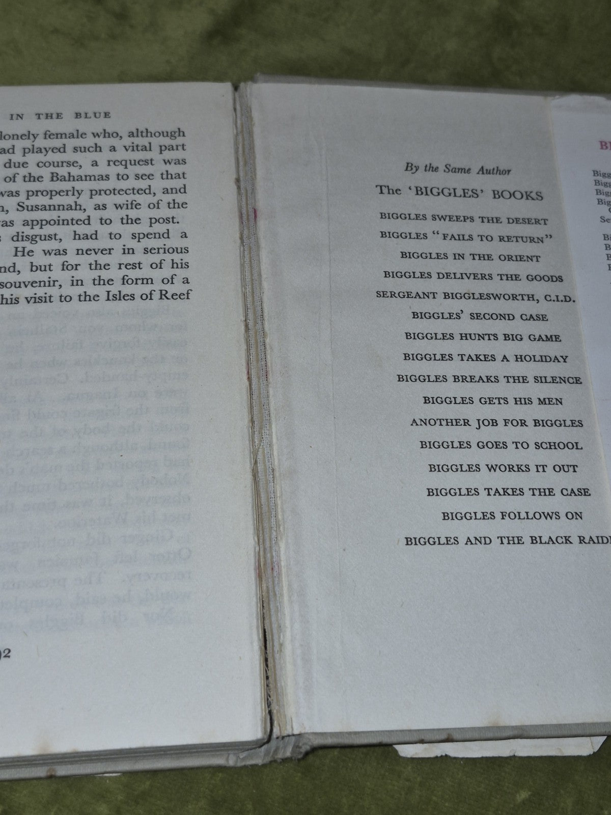 1953 First Edition Captain W E Johns Biggles In The Blue12