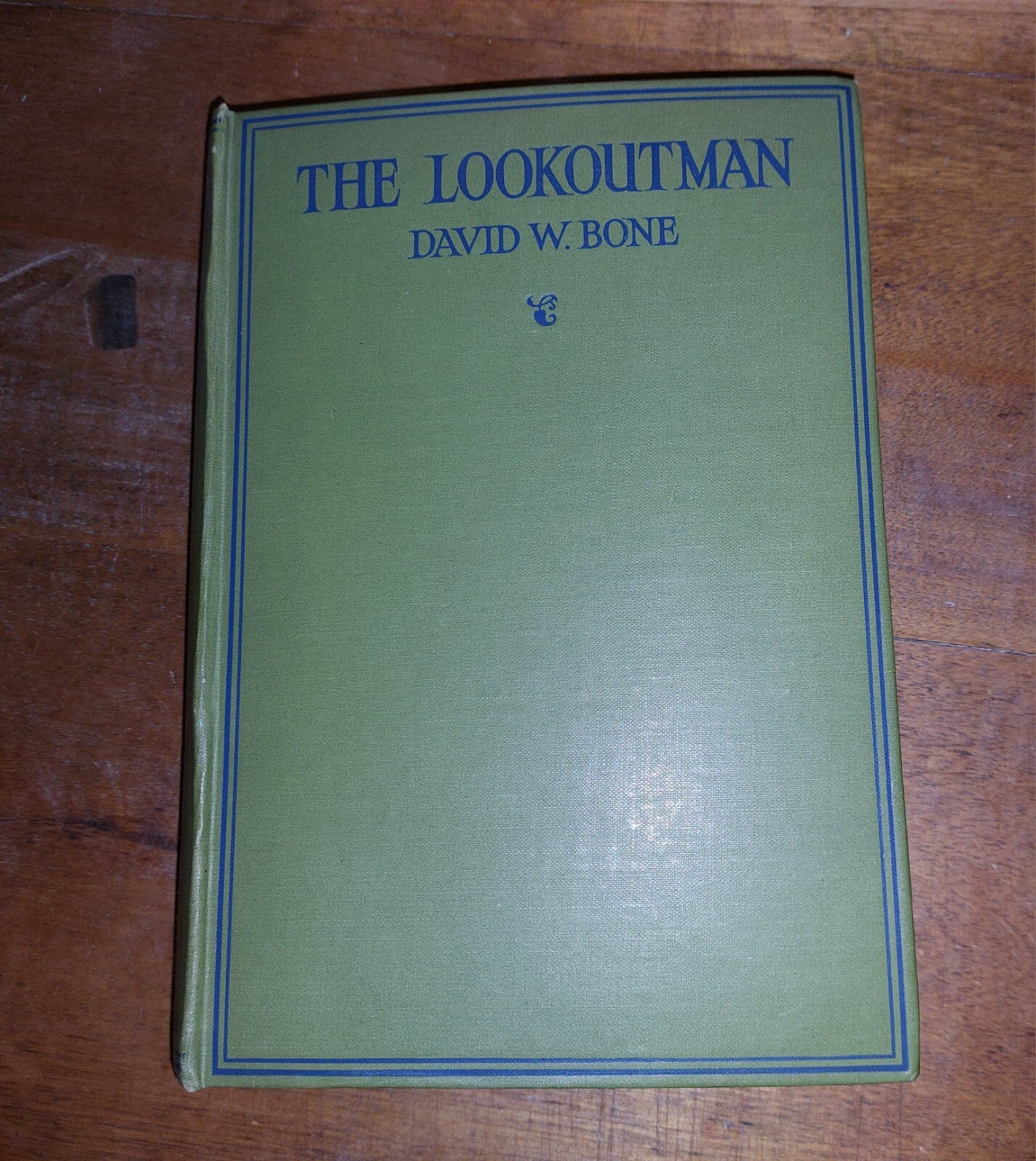 The LOOKOUTMAN - David W Bone 1923 1st edition. Nautical, Maritime Shiping, Navy3