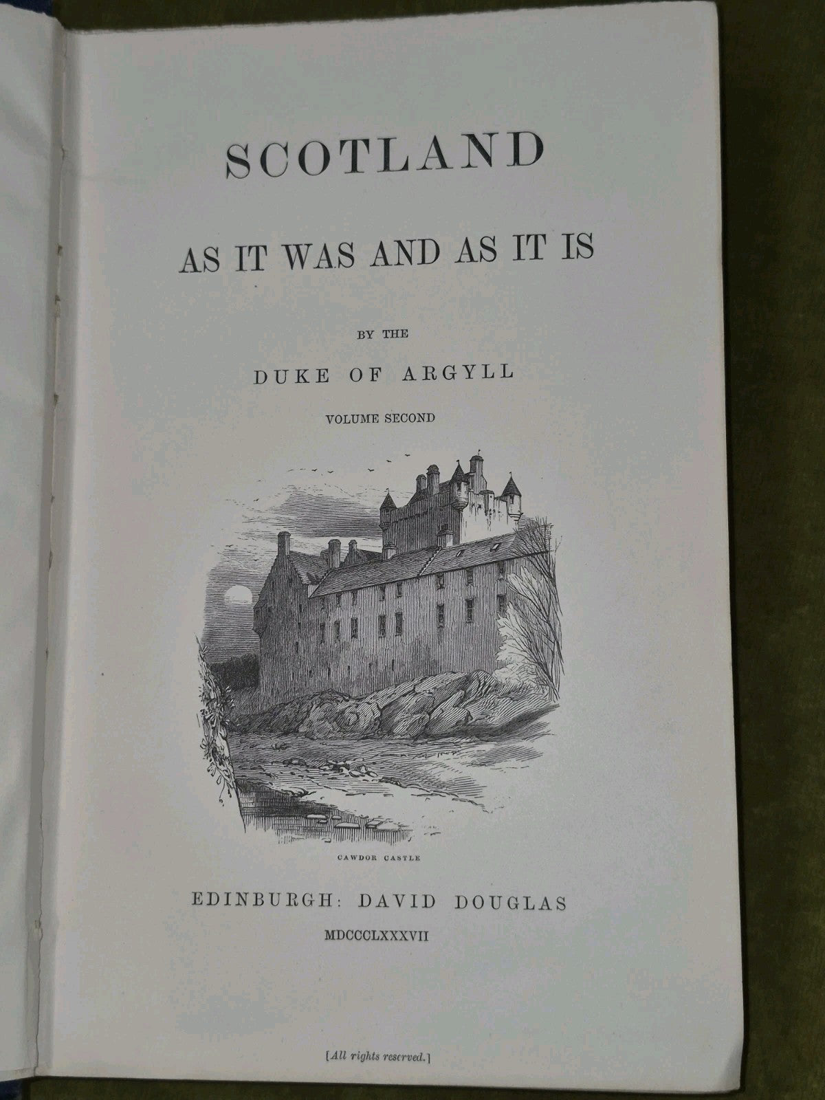 Scotland As it Was and As It Is Duke of Argyll 1887 Complete Set of Two4
