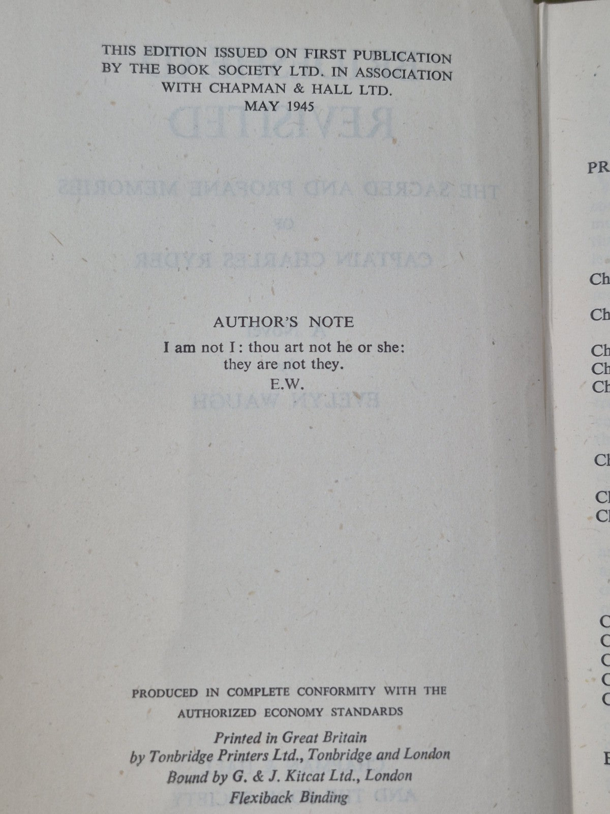 Brideshead Revisited Evelyn Waugh First Edition Book Society 19455