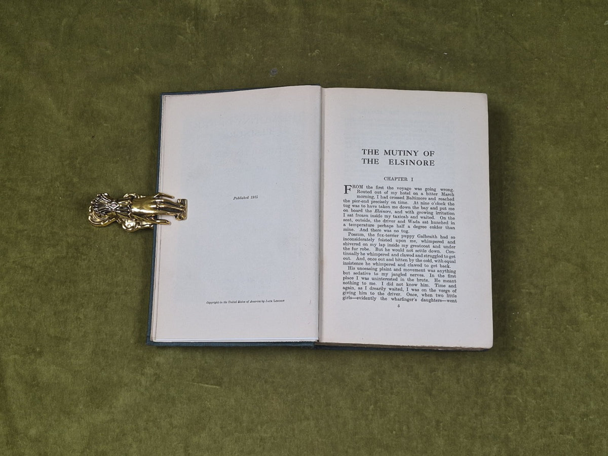 The Mutiny of the Elsinore - Jack London 1915 1st UK Edition , Mills & Boon4