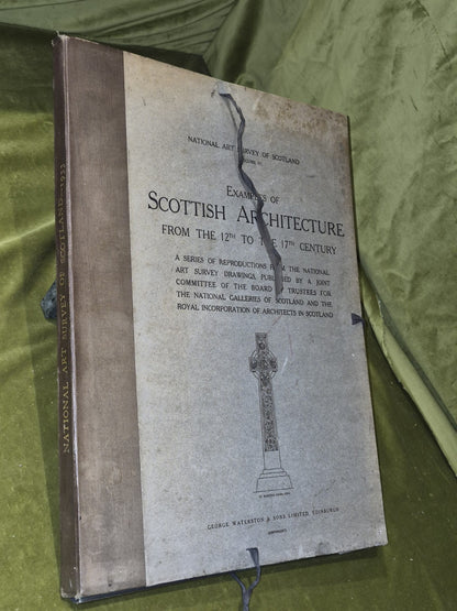 Examples Of Scottish Architecture From The 12th to 17th Century By Anderson 19213