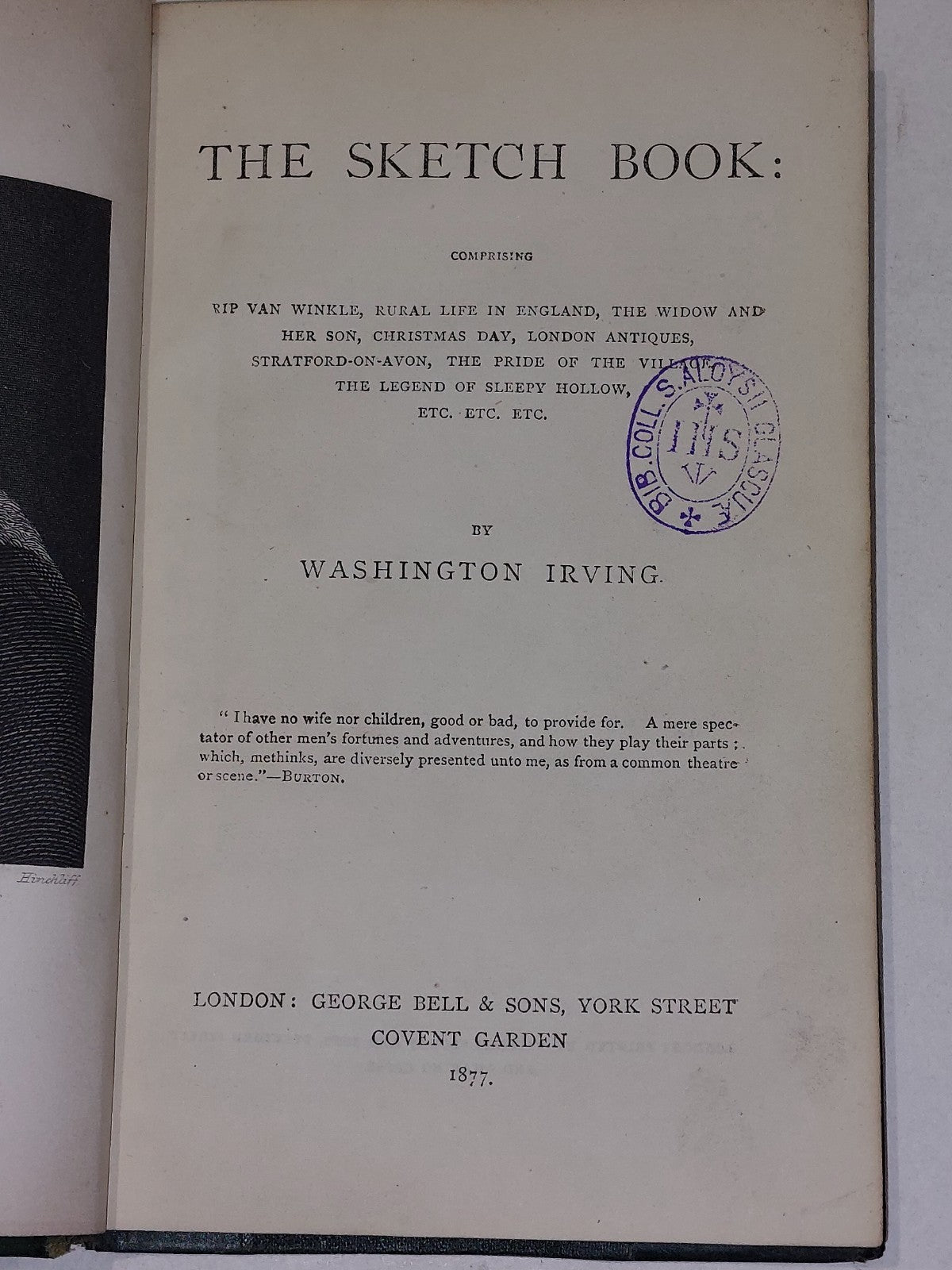 The Sketch Book by Washington Irving (1877)3