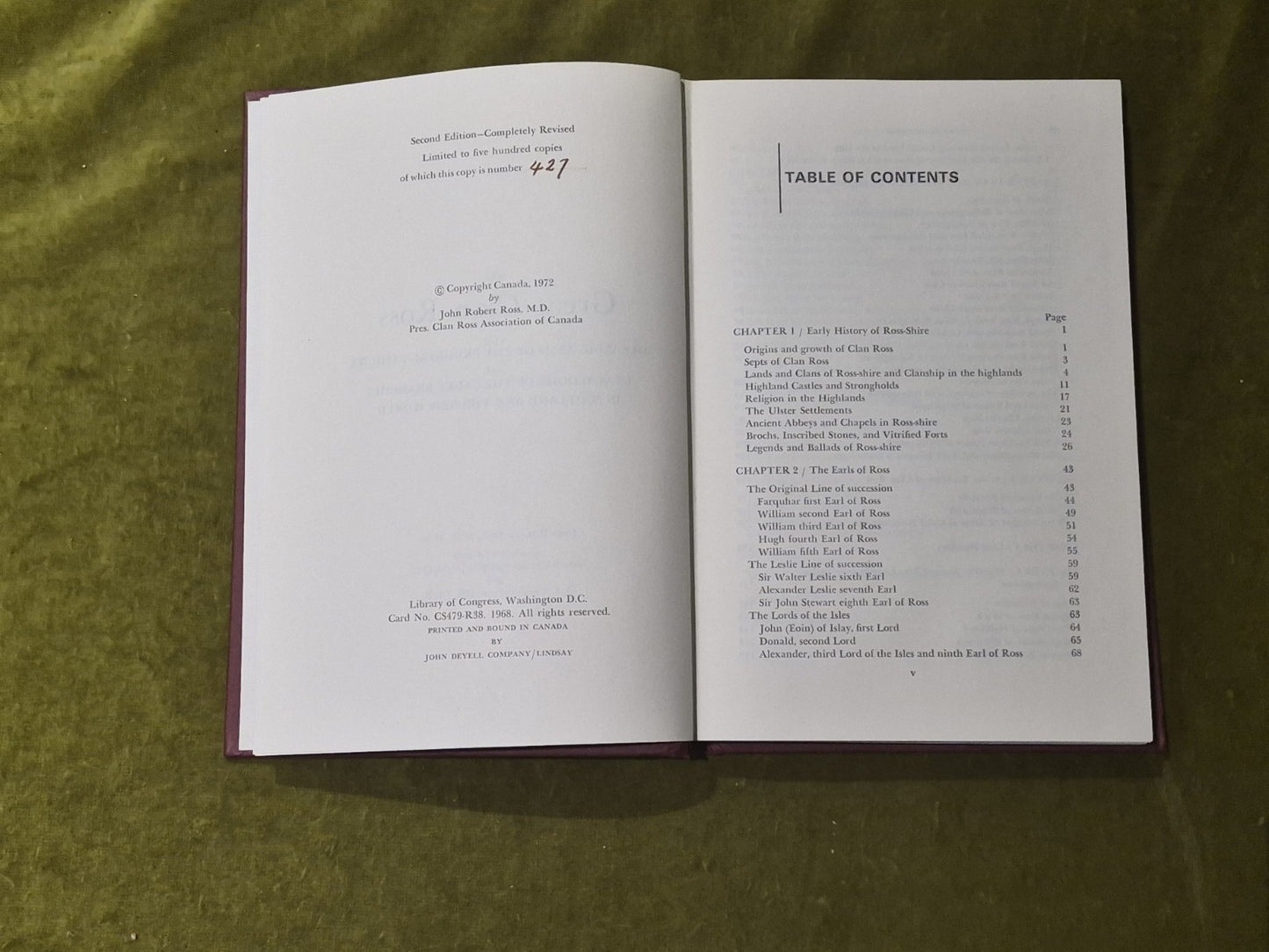 The Great Clan Ross - John Robert Ross 1972 Second Edition6