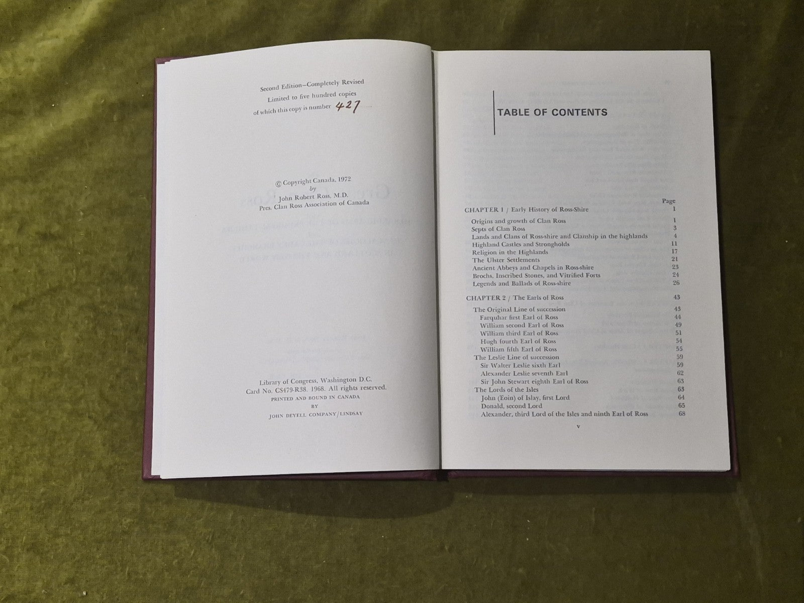 The Great Clan Ross - John Robert Ross 1972 Second Edition6