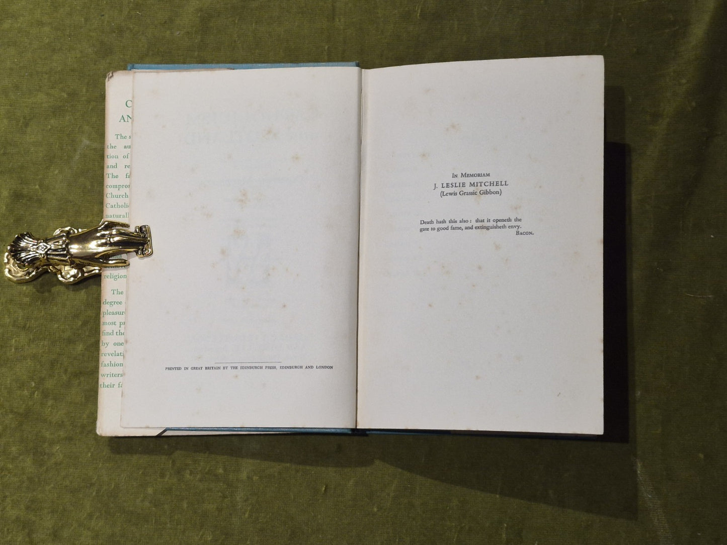 Catholicism and Scotland - Compton Mackenzie - Routledge 1936 HB DJ5
