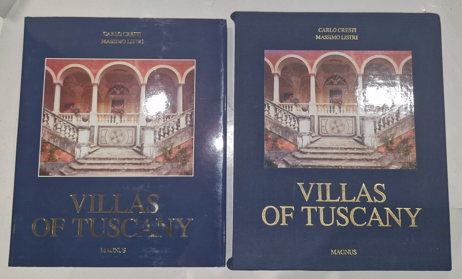 Villas of Tuscany By Carlo Cresti & Massimo Listri. In Cloth Slipcase. 1992. VGC0