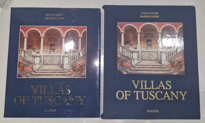 Villas of Tuscany By Carlo Cresti & Massimo Listri. In Cloth Slipcase. 1992. VGC0