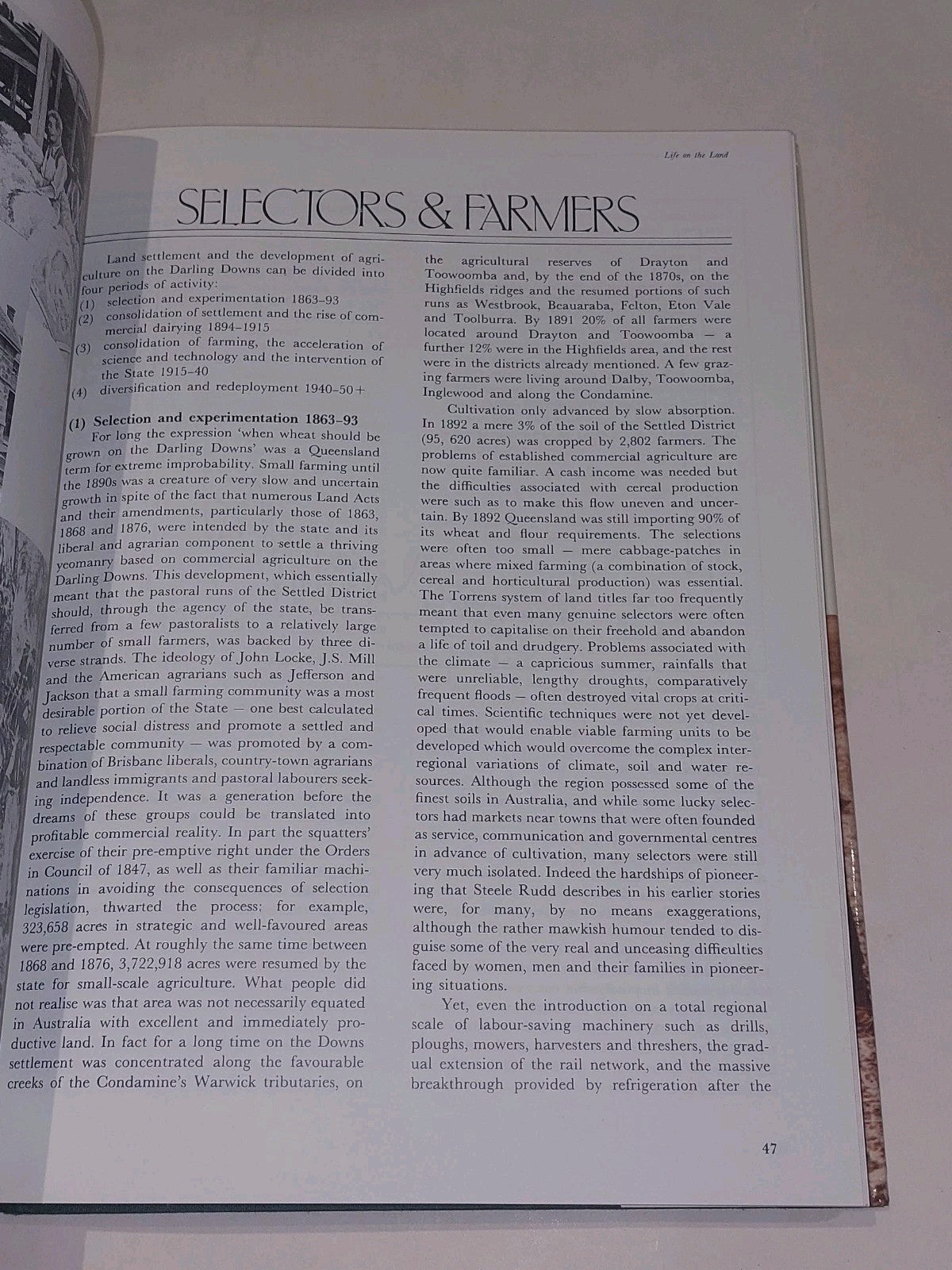 The Darling Downs : A Pictorial History 1850  1950 Hb Book3