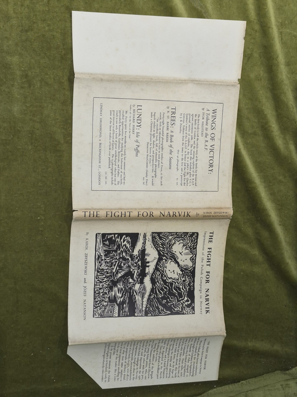 1940 Karol Zbyszewski The Fight for Narvik Illus Jozef Natanson First Edition3