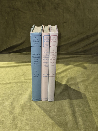 F Marian McNeill - The Silver Bough Vols 1-3 Scottish Folk Festivals HB DJ 19592