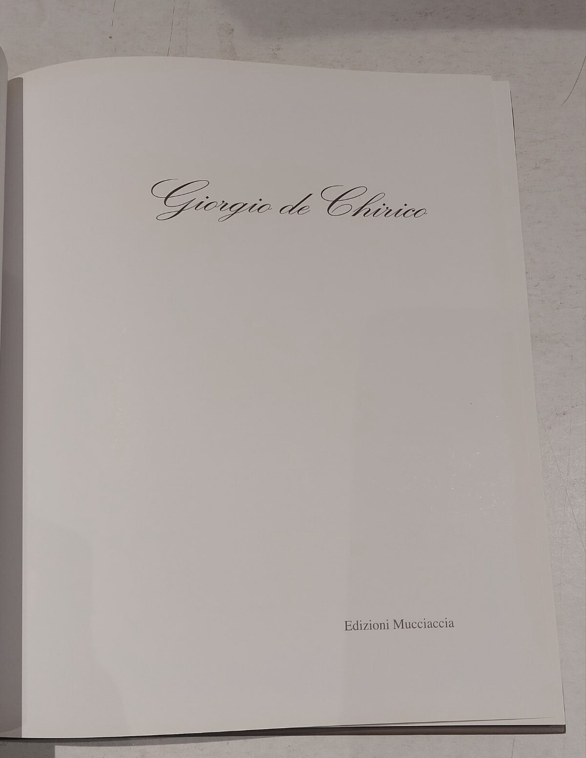 Giorgio De Chirico [Edizioni Mucciaccia] 2006 Hb Art Book2