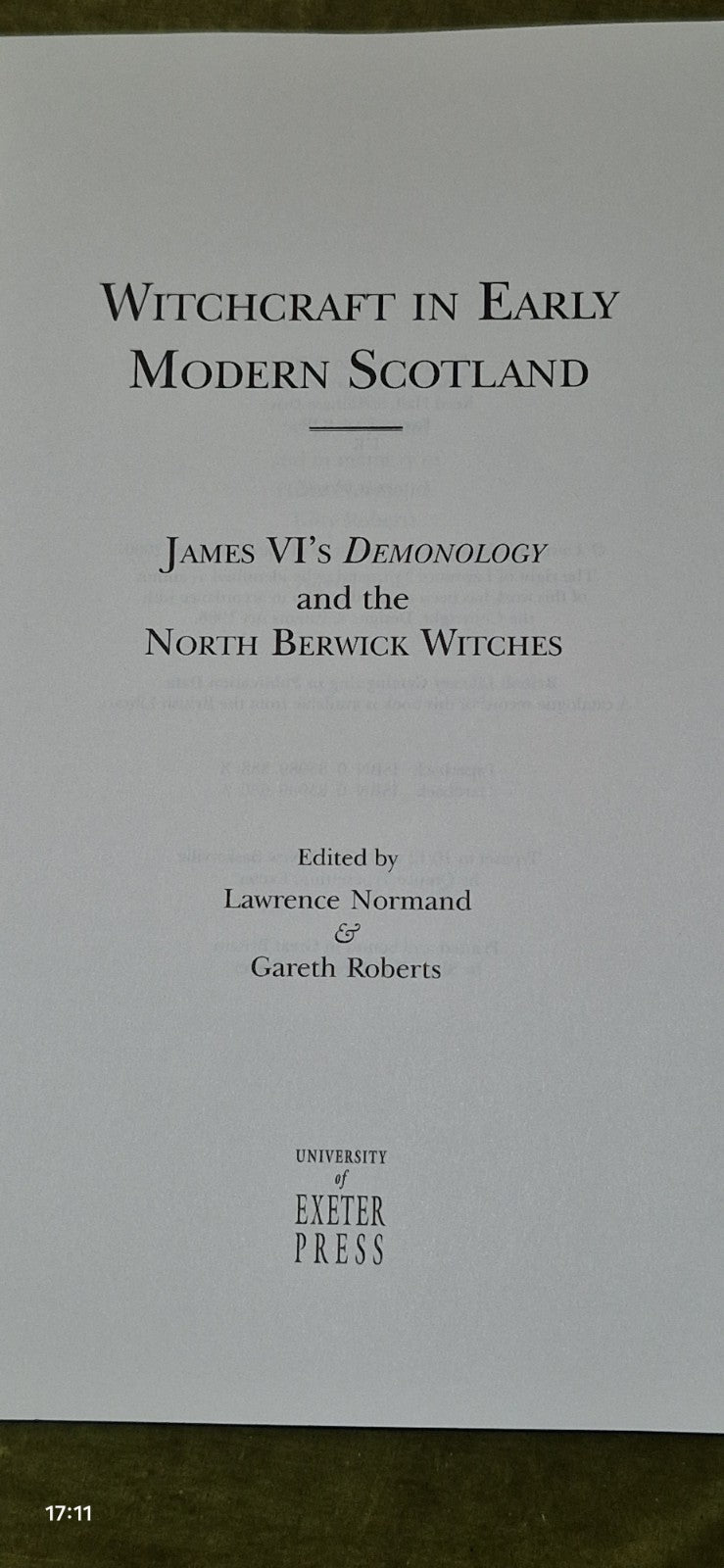 Witchcraft in Early Modern Scotland by Gareth Roberts (Paperback Book)3