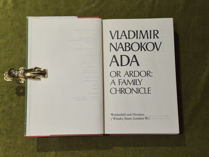 Vladimir Nabokov - Ada - 1st Edition Weidenfeld & Nicolson 19695