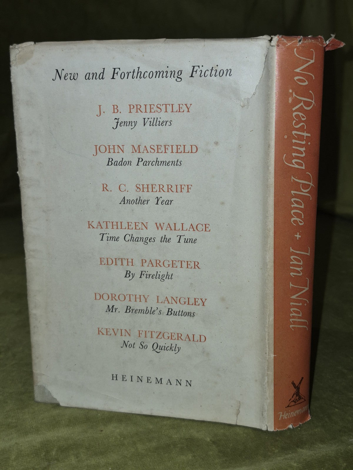 No Resting Place By Ian Niall First Edition 19481