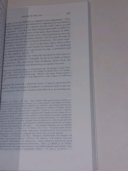 Vision and Certitude in the Age of Ockham - Katherine Tachau (1988) Pb Book6