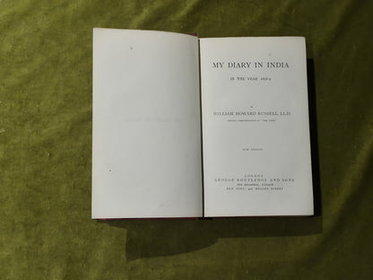 My Diary in India in the Year 1858-9 - W. H. Russell - Routledge 1876 New Ed3