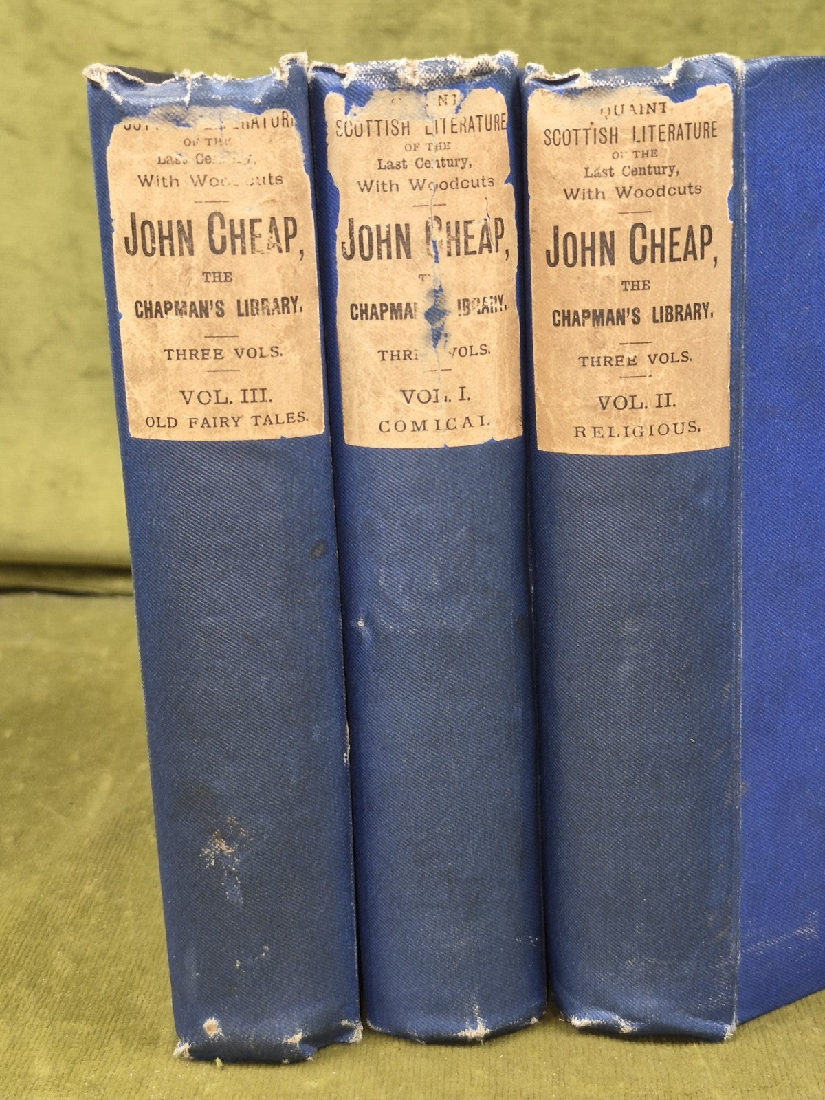 John Cheap Chapman's Library Robert Lindsay Old Fairy Tales Complete Set 18771