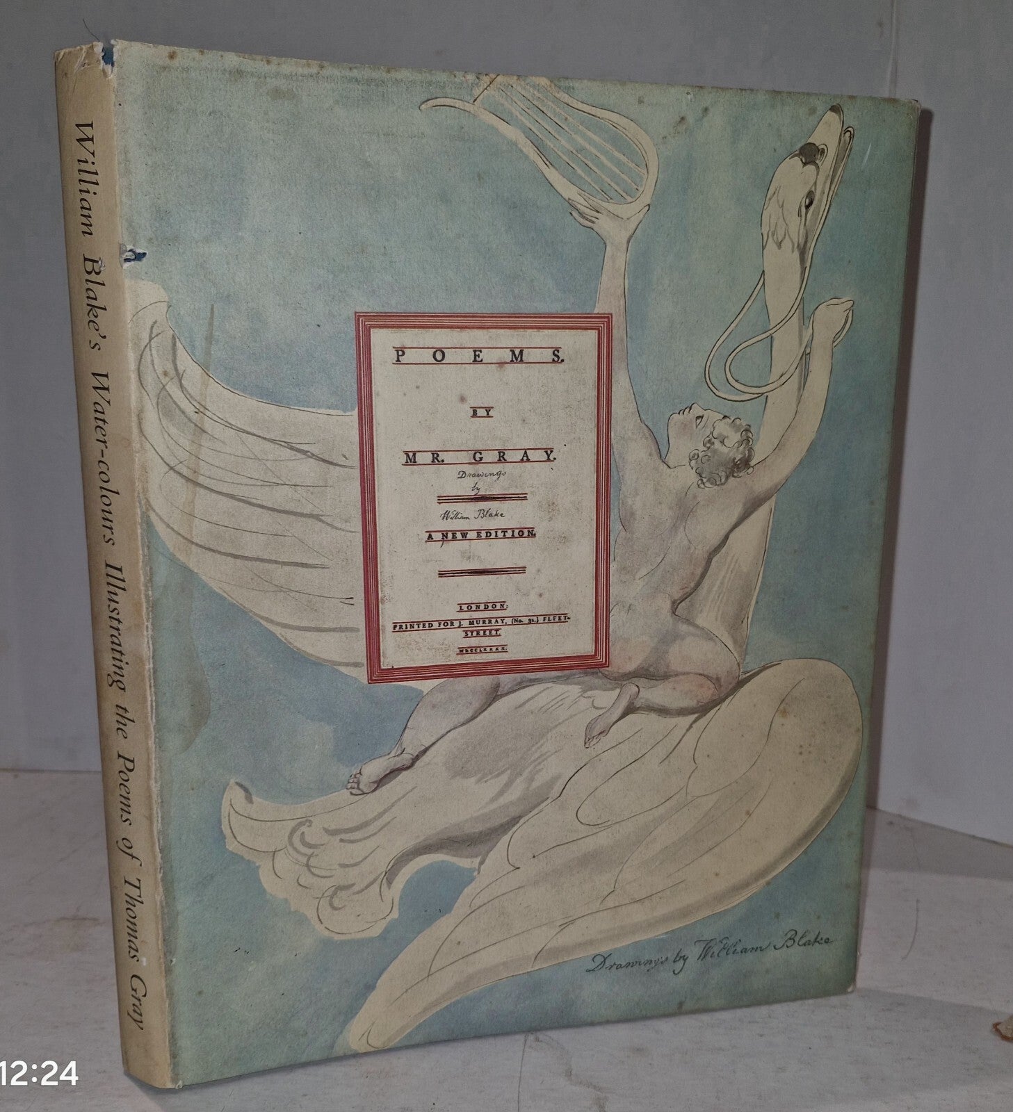 POEMS BY MR. GRAY : Drawings by William Blake (1972, Hardback & Dustjacket)0