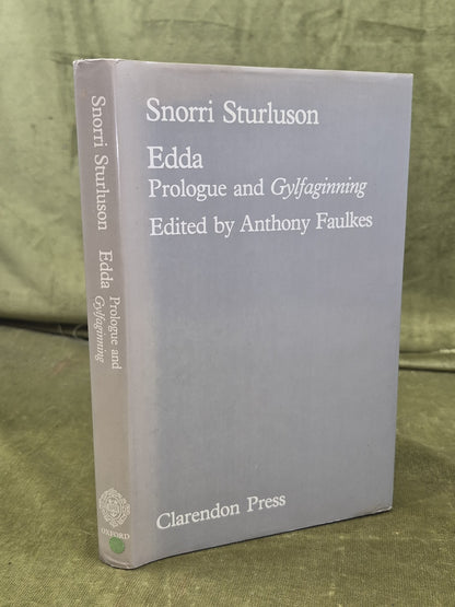Snori Sturluson Edda Clarendon Anthony Faulkes 19820