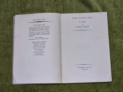 The Black Eye by James Bridie - signed - 1935 first edition Scottish Comedy Play3
