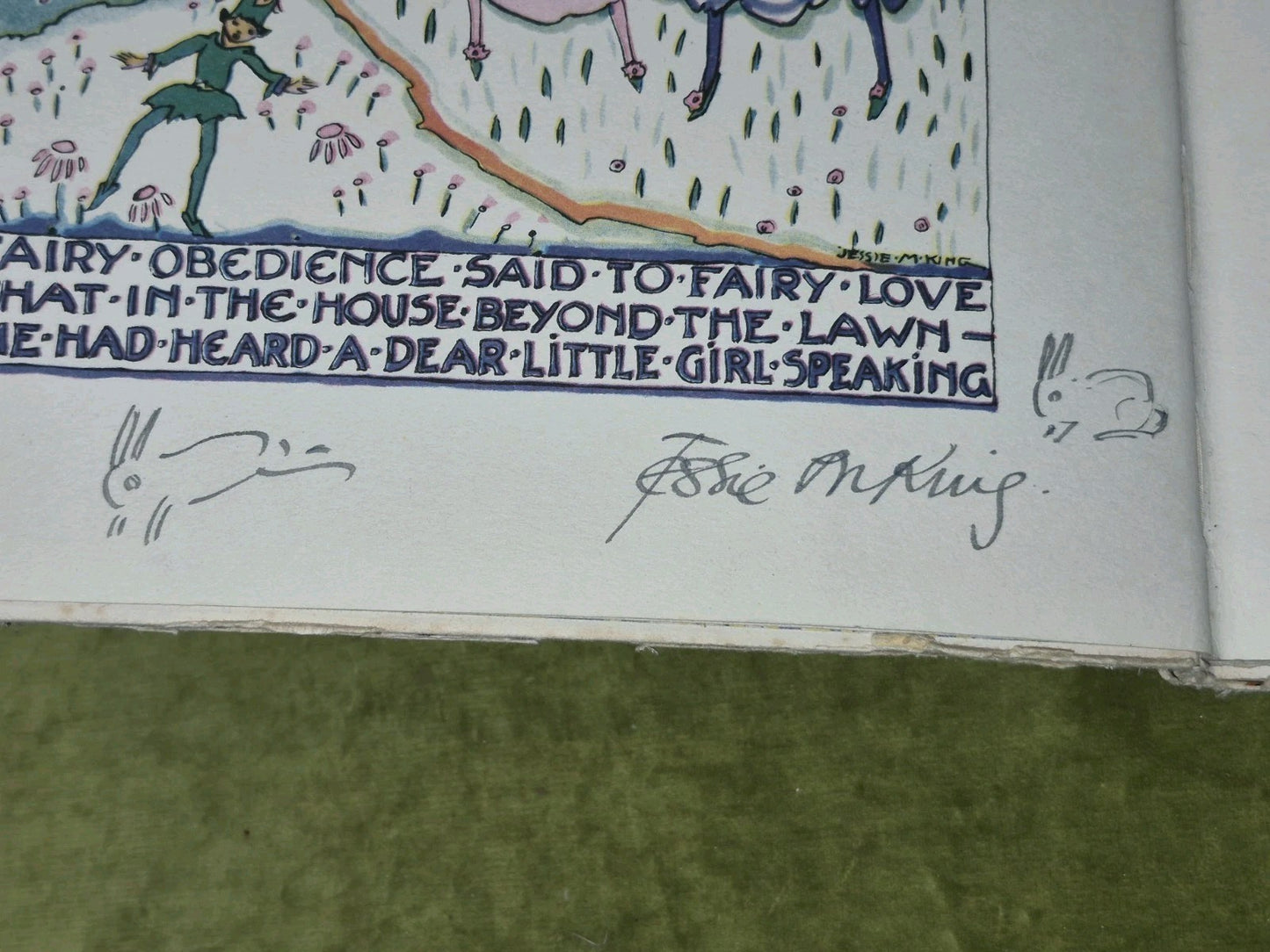 Mummy's Bedtime Story Book by Marion illustrated by Jessie M King SIGNED2