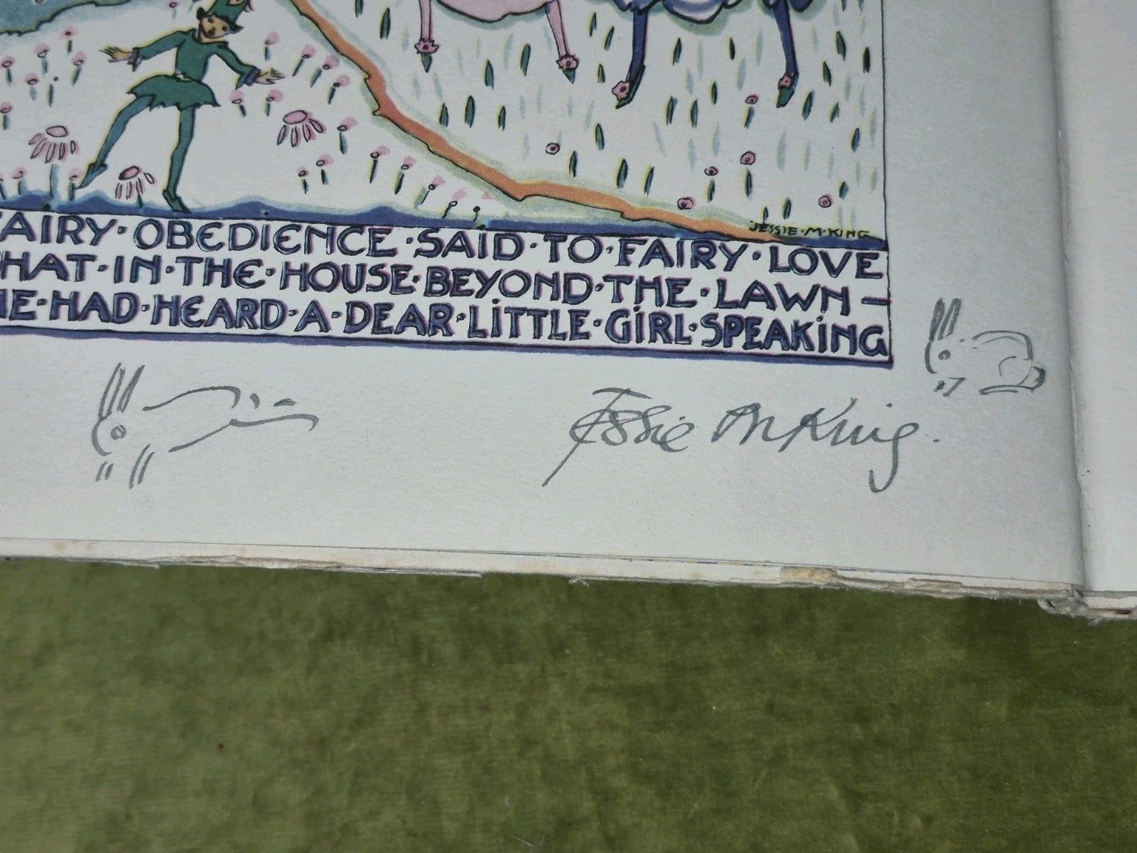 Mummy's Bedtime Story Book by Marion illustrated by Jessie M King SIGNED2