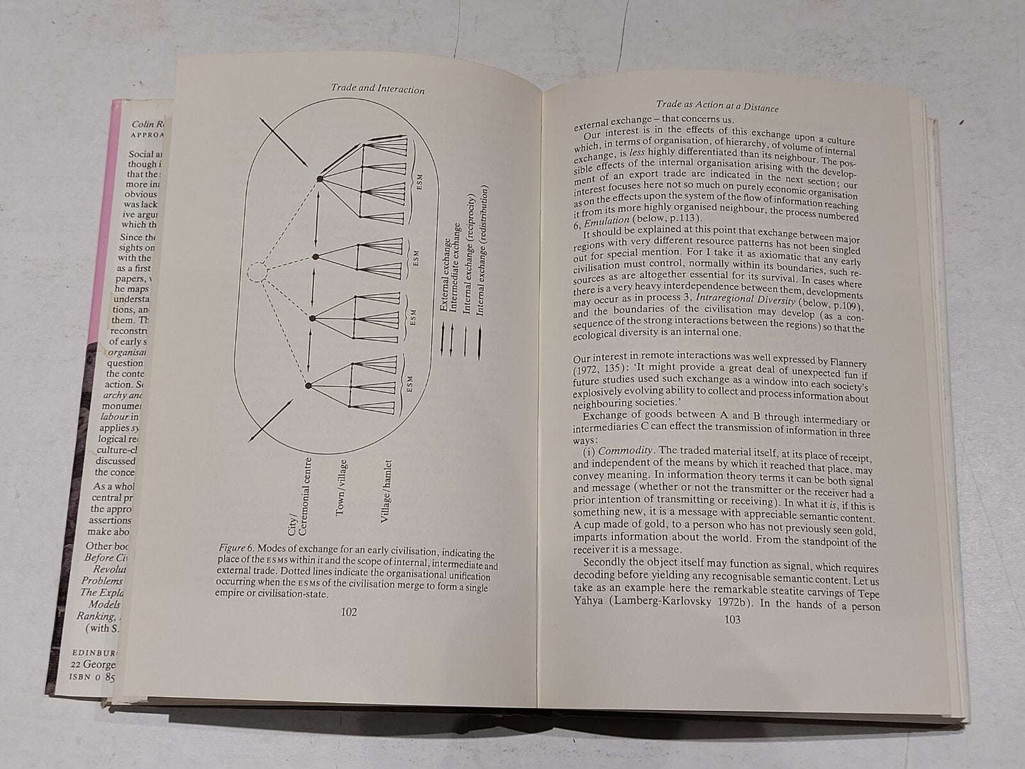 Approaches to Social Archaeology (1984) By Colin Renfrew Hb Book6