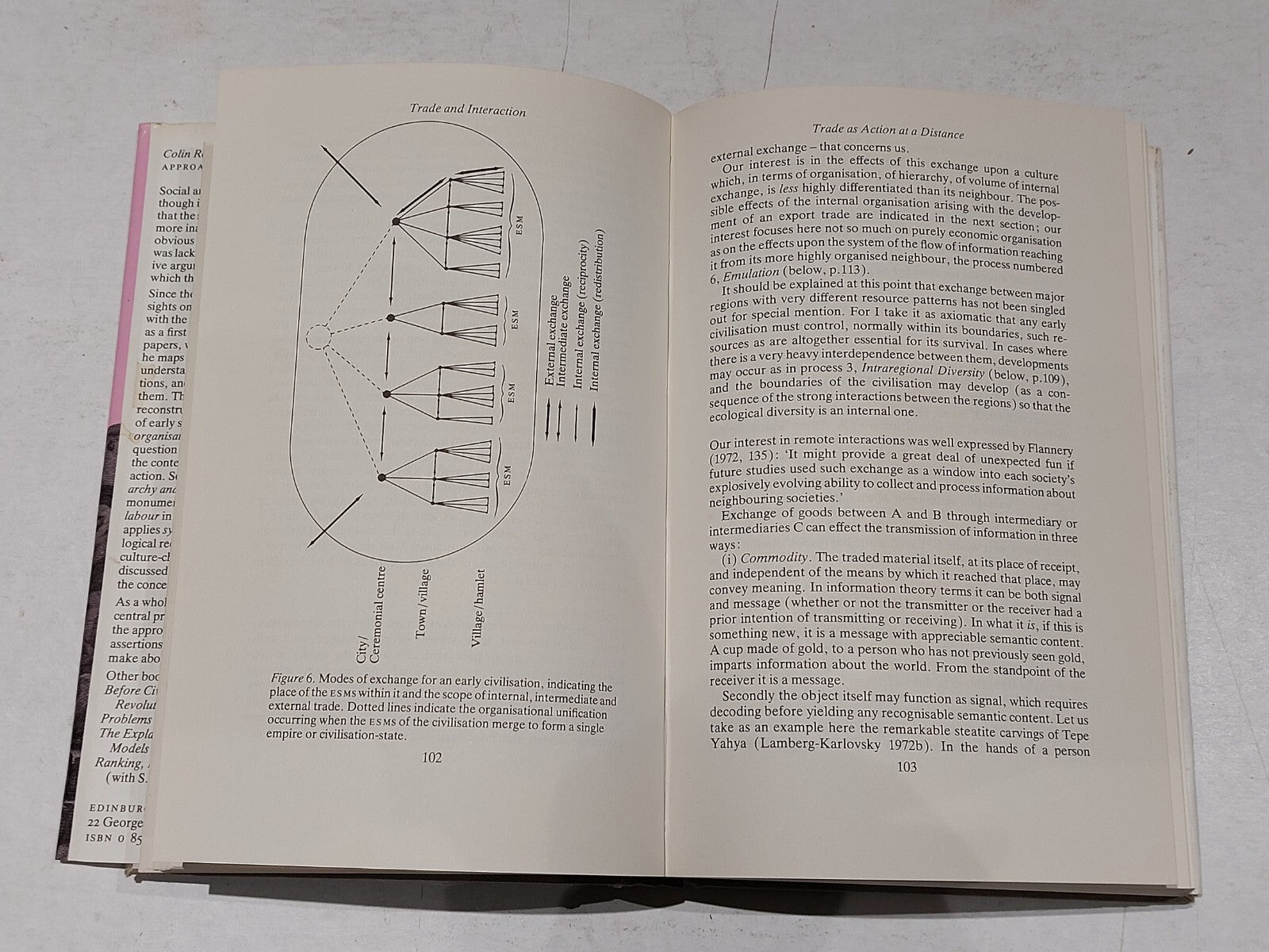 Approaches to Social Archaeology (1984) By Colin Renfrew Hb Book6