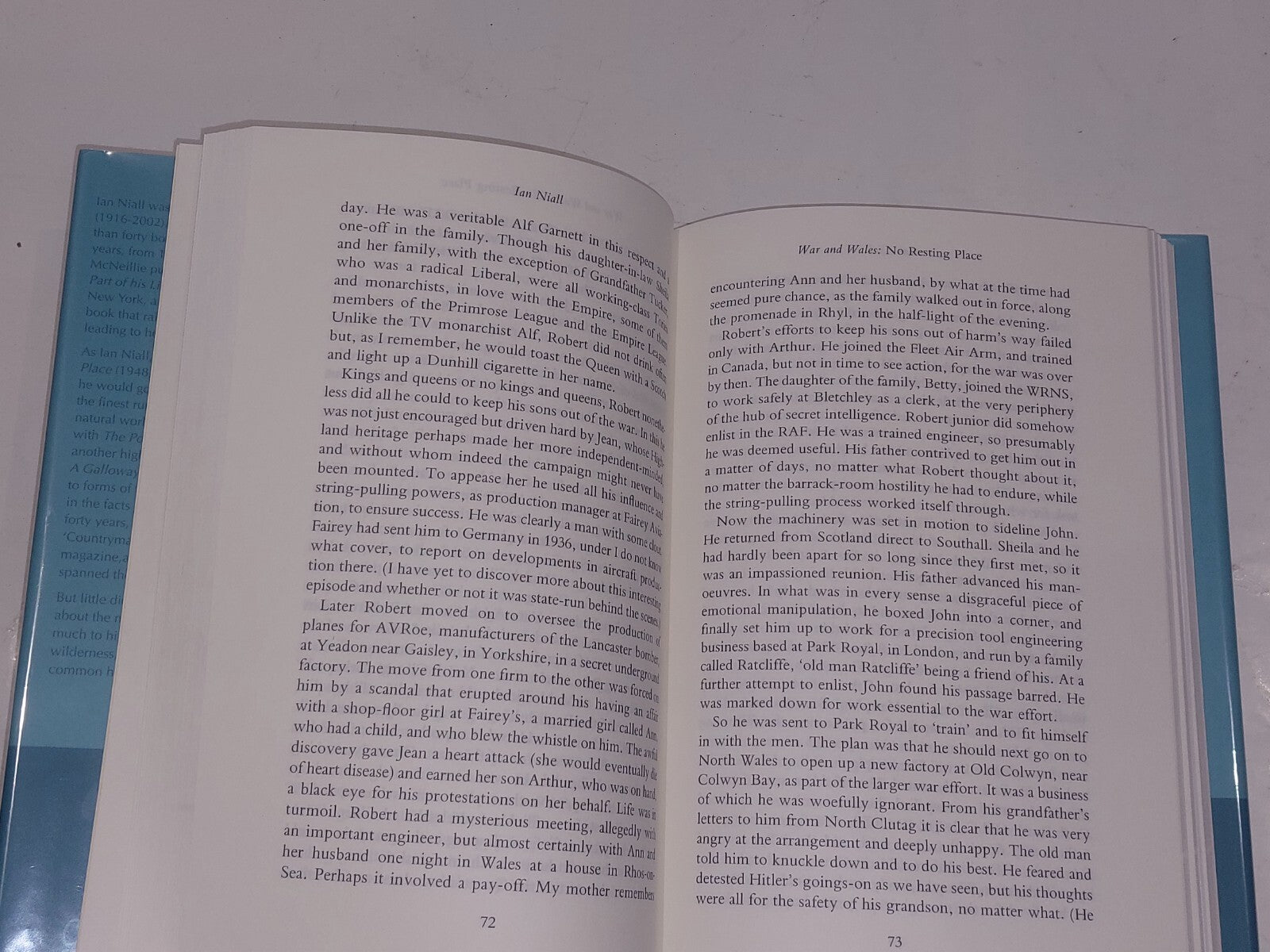 Ian Niall: Part of His Life by Andrew McNeillie (Hardcover, 2007) SIGNED2