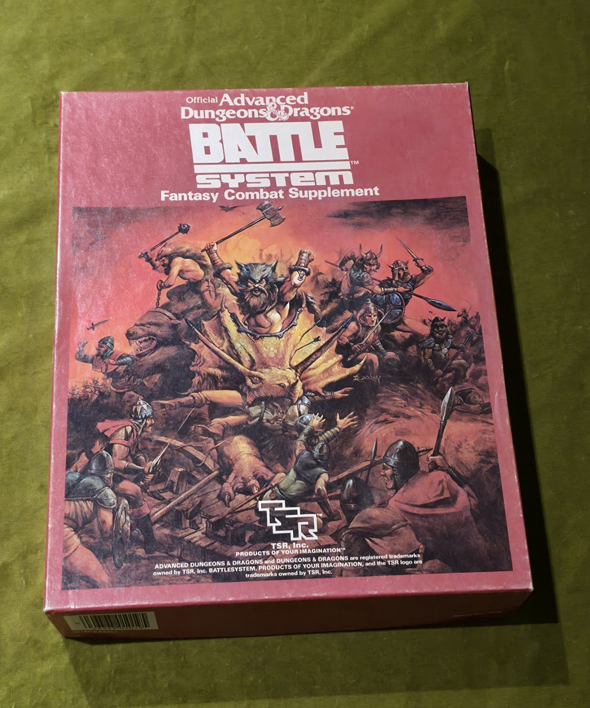 Advanced Dungeons & Dragons Battle System Supplement complete with figures0