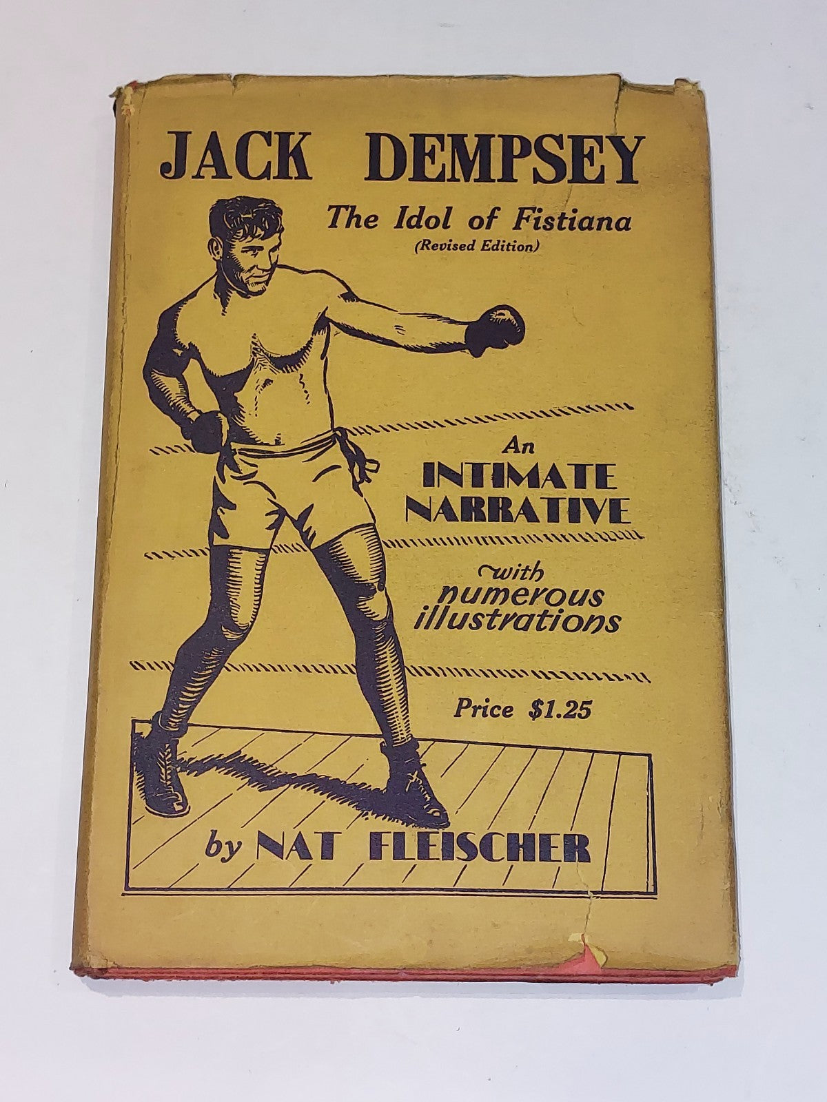 Jack Dempsey the Idol Of Fistiana by Nat Fleischer (1936) 2nd Ed Hb Book0