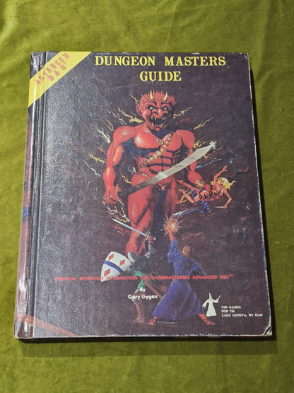 Advanced Dungeons and Dragons Dungeon  Masters Guide TSR 19790