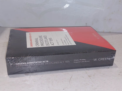 Criminal procedure (Scotland) Act 1995, 13th Edition Pb Book In Wrapper1