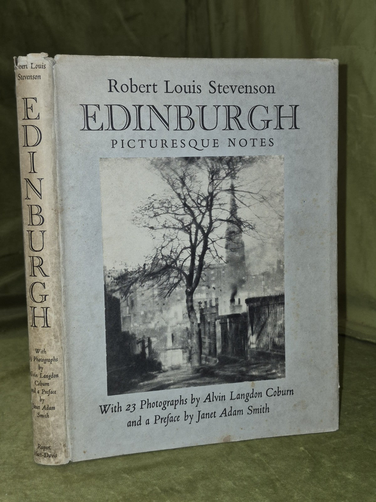Ropbert Louis Stevenson Edinburgh Picturesque First ed Alvin Langdon Coburn 19540