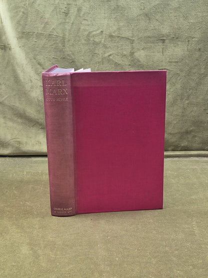 Karl Marx His Life and Work - Otto Rhule , Allen & Unwin 1929 HB DJ0