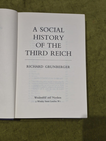 A Social History Of Nazi Germany by Richard Grunberger5
